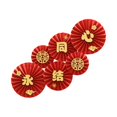 thumbnail image 3 of Abbracc 6Pcs Chinese Wedding Paper Fans Home Decor for Photo Backdrops Party Wedding B, 3 of 9