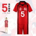 thumbnail image 4 of Disfraz de cosplay de anime Haikyuu, uniforme de camiseta deportiva Hinata Shyouyou del club de voleibol de la escuela secundaria Karasuno, Haikyuu Nekoma, 4 of 5