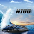 thumbnail image 4 of Bateau RC 2.4GHz Haute Vitesse Télécommande Électrique Bateau de Course RC Jouet pour Piscine, 4 of 7