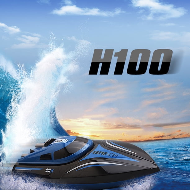 Bateau télécommandé haute vitesse double canal 2,4 GHz 25KM / H - Noir Bateau télécommandé haute vitesse double canal 2,4 GHz 25KM / H - Noir