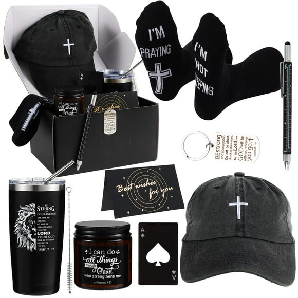 Set de regalo Kolewo4ever Christian, 9 unidades, para hombre, regalo de Navidad