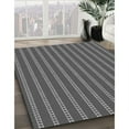 thumbnail image 3 of Ahgly Company Machine Washable Indoor Rectangle Transitional Black Area Rugs, 5' x 7', 3 of 7