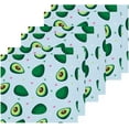 thumbnail image 3 of SKYSONIC Avocado Washcloths Set of 6, Highly Absorbent Soft Cotton Fingertip Towels for Bathroom, Kitchen, Gym, Spa, Home Decor 12 x 12 Inch, 3 of 7