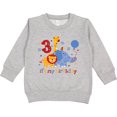 thumbnail image 2 of Inktastic Safari 3rd Birthday Toddler Sweatshirt, 2 of 4