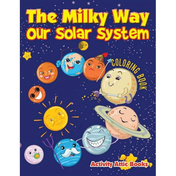 The Milky Way: Our Solar System coloring book, (Paperback)