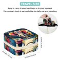 thumbnail image 5 of Elephant Travel Portable Square Jewelry Stand Organizer Storage Box for Rings, Earrings, Necklaces, Bracelets - Suitable for Girls and Women, 5 of 6