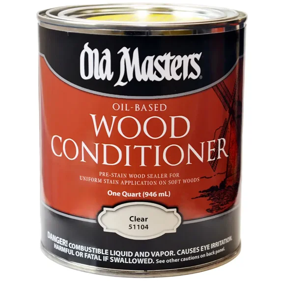 qt Old Masters 51104 Clear Old Masters Oil-Based Wood Conditioner, Low VOC