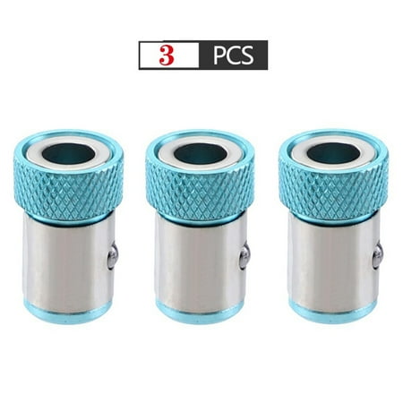

3pcs Drill Head Screwdriver Bits Strong Magnetizer Metal Universal Magnetic Ring