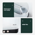 thumbnail image 6 of AZXY 225ml Cool Mist Humidifiers for Bedroom,Ultrasonic Humidifiers for Home Large Room,Small Flame Fireplace Humidifier Diffuser Quiet,Aromatherapy Oil Diffuser Humidifier for Car Desk, 6 of 8