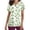 Green, variant on Sexlip Womens Swimsuit Set Ditsy Floral Print Cover Up Design V Neck Short Sleeve Casual Silhouette Soft Fabric for Summer Water Activities Blue L