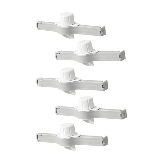 Yialzm Clips de Scellage de Sacs en Plastique Réutilisables Longue Durée pour la Conservation des Aliments et la Prévention des Fuites, Lot de 16 pour Usage Domestique Cuisine
