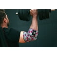 thumbnail image 2 of Bay Gear Co. Weightlifting Elbow Wraps (1 Pair) - Flexible Elbow Compression Strap & Joint Support Brace - For Bench Press, Powerlifting, Overhead Pressing and Heavy Lifts - Tactical Hawaiian, 2 of 6