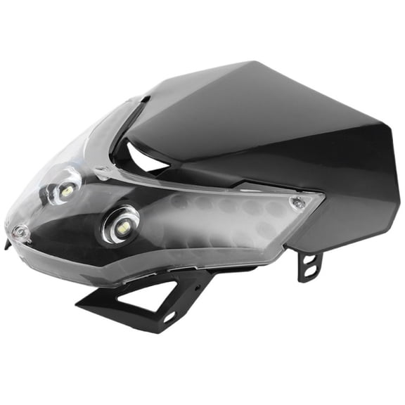 DC12V Universal Dirtbike Motorcycle LED Headlight Sport Custom With LED lamp beads Fairing Light Accessories