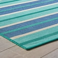 thumbnail image 2 of Noble House Emely Indoor Geometric 5 x 8 Area Rug, Blue, Green, 2 of 3
