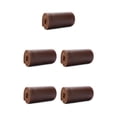thumbnail image 3 of Dalazy 1/2/3/5 DIY Soft Fiber Leather Steering Wheel Covers - Personalize Driving Experience And Non Slide Whole hole coffee 5PCS, 3 of 6