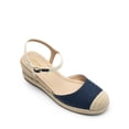 thumbnail image 5 of DREAM PAIRS Women's Espadrilles Closed Toe Ankle Strap Wedge Sandals Dressy Summer Platform Heel Sandals, 5 of 7
