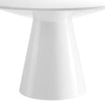 thumbnail image 3 of Modway Provision 47" Round Modern Style MDF Wood Dining Table in White, 3 of 6
