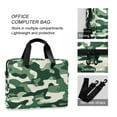 thumbnail image 4 of FORMRS 16" Laptop Sleeve Bag Carrying Case with Handle Travel Shoulder Briefcase, Light Green Camouflage Design, 4 of 8