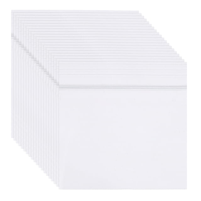 Uxcell 100Pcs Bolsas de Plástico Transparentes 1.5" x 1.5" con Cierre Resellable 2mil Bolsas de Polietileno Reclosables para Pequeños Negocios, Joyería, Almacenamiento, Empaque