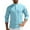Light Blue, variant on ZUKMRJPC Men's Quarter Button Sweater Long Sleeve Lightweight Slim Fit Mock Neck Pullover Sweater Fashion Casual Waffleknit Tops