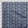 thumbnail image 4 of oneOone Cotton Poplin Medium Blue Fabric Video Game Quilting Supplies Print Sewing Fabric By The Yard 42 Inch Wide, 4 of 6