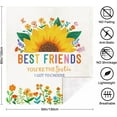 thumbnail image 7 of Yibo Best Friend Birthday Gifts Blanket Flannel Soft and Comfortable Anti-static Bed Sofa Blanket, 7 of 7