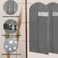 thumbnail image 5 of PEACNNG 6 Pack Small Translucent PEVA Garment Bags for Closet Storage （S 24‘‘ x 35 ‘‘）, 5 of 5