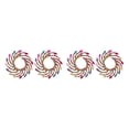 thumbnail image 3 of Qarigey 1 par de pendientes florales para mujer, joyería artística para fiesta de boda, esposa, madre, accesorios de regalo personalizados, Type2 NO2, 3 of 6