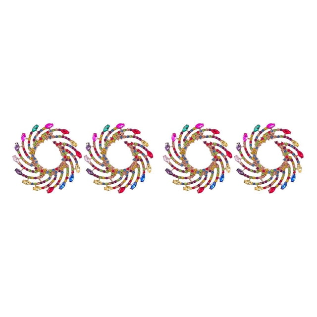 Minnieouse 1 par de pendientes florales para mujer, joyería artística para fiesta de boda, esposa, madre, accesorios de regalo personalizados, Type2 NO2