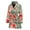 197, variant on Exotic Tropical Giraffe Pattern Women Bathrobe One Size Univeral Fits, Aloha Tropical Hawaiian Fashion Lightweight Plush Fleece Long Robe For Women