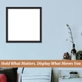thumbnail image 4 of 8 Inch Square Photo Frame for DIY Wall Gallery, Solid Wood Picture Display, Desktop and Wall Mounted Picture Frame, Home Office Decor, Memories Showcase, 4 of 6