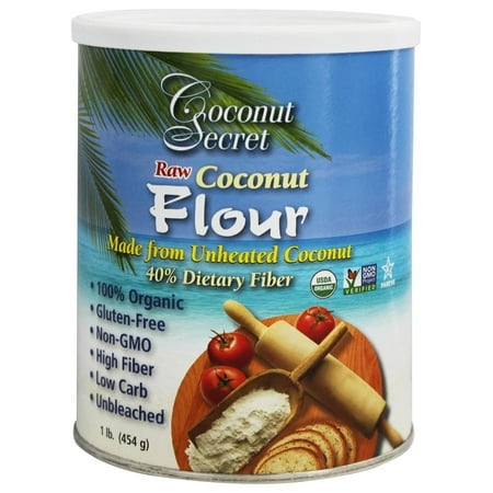 Coconut Secret - Raw Coconut Flour - 1 lb(pack of