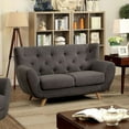 thumbnail image 2 of Midcentury Modern Love Seat, Gray, 2 of 2