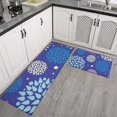 thumbnail image 2 of Colorful Floral Dots Pattern Kitchen Rugs Sets Of 2,Anti Fatigue Kitchen Mat Rugs Non Slip Washable,Decorative Kitchen Floor Mats for Kitchen,Sink,Laundry,17"x30"+17"x47", 2 of 7