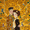 The Kiss Gustav Klimt, variant on UXIEQU Vintage Kissing Couple Canvas Wall Art Print 15.75x11.81 Inches
