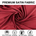 thumbnail image 6 of LANBAOSI Mens Satin Silk Pajama Set Short Sleeve Sleepwear Summer 2 Piece Loungewear, 6 of 8