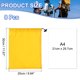 thumbnail image 2 of Bolsa con Cordón Uxcell con Cierre, Saco de Almacenamiento Impermeable para Viajes de Gimnasio 10" x 12" & 8 Paquete & Amarillo, 2 of 7