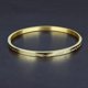 thumbnail image 2 of Brazalete de acero inoxidable Sunnimix Pulsera de acero titanium Dorado, 2 of 8