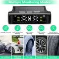 thumbnail image 3 of Wireless Car Solar TPMS LCD Tire Pressure Monitoring External-Sensors U89C, 3 of 6