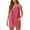 Hot Pink_AA, variant on Mrat Women's Fashion Women Jumpsuits Summer V-Neck Sleeveless Solid Pockets Rompers for Women Summer Casual Pullover Dress Plus Size White Jumpsuit White 2XL