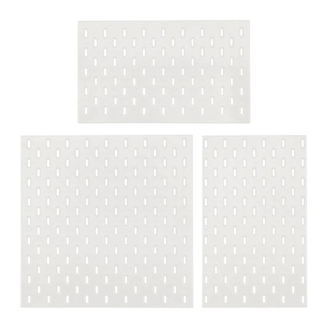 3 Pcs/set Meubles Miniatures pour Maison de Poupée Panneaux Organisateurs Muraux Modèle Blanc