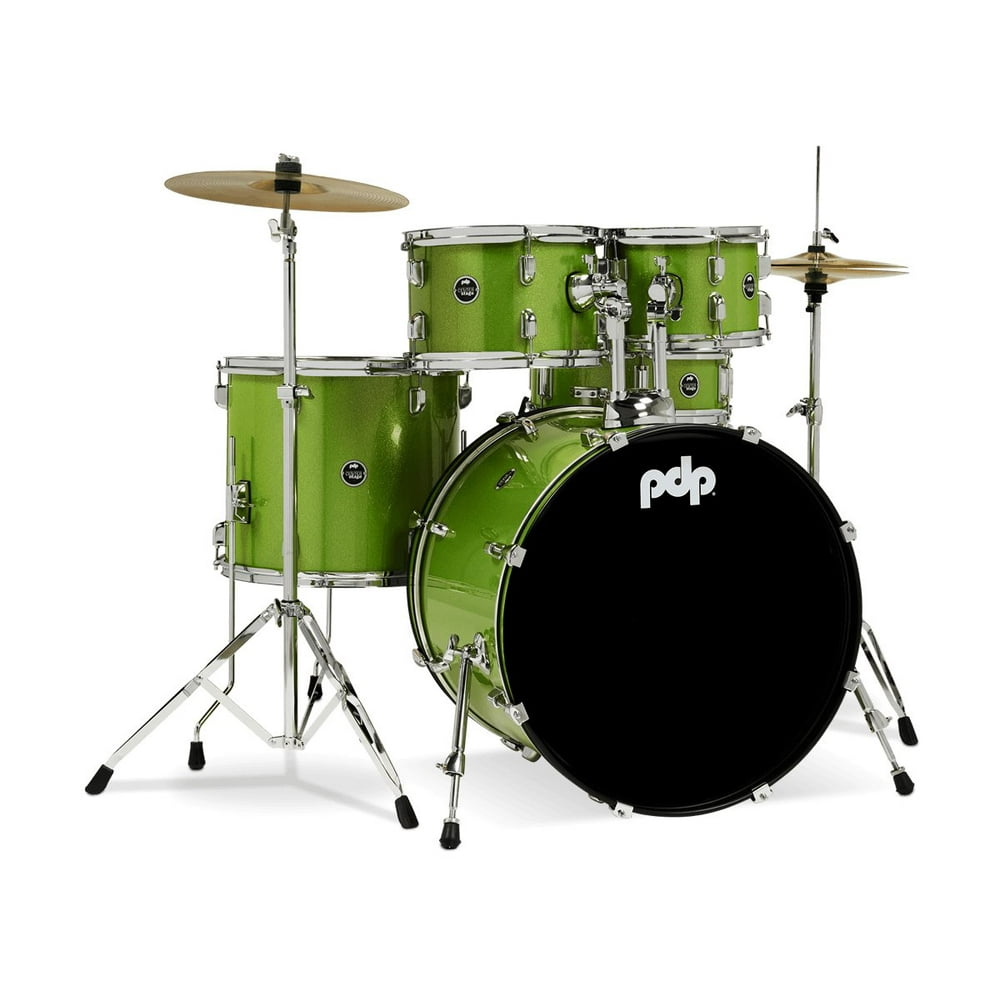 PDP Center Stage Complete 5 Piece Drum Set 10/12/14/20/14 Electric
