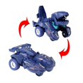 thumbnail image 4 of 2pc Transforming Dinosaur Toys Dinosaur Transformer Car Toy Pull Back Dino, 4 of 5