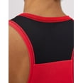 thumbnail image 5 of Hanes Moves Men's Air Mesh Tank Holly Berry Red/Black L, 5 of 6