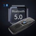 thumbnail image 3 of Hands-free Bluetooth 5.0 Car Kit Wireless Speaker Auto Sun Visor MP3 Player Speaker Support Siri Google Assistant, 3 of 8