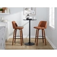 thumbnail image 3 of Toriano 30" Fixed-Height Bar Stool, Bar Chairs, Swivel Bar Stools, Bar Stools Set of 2, 3 of 6