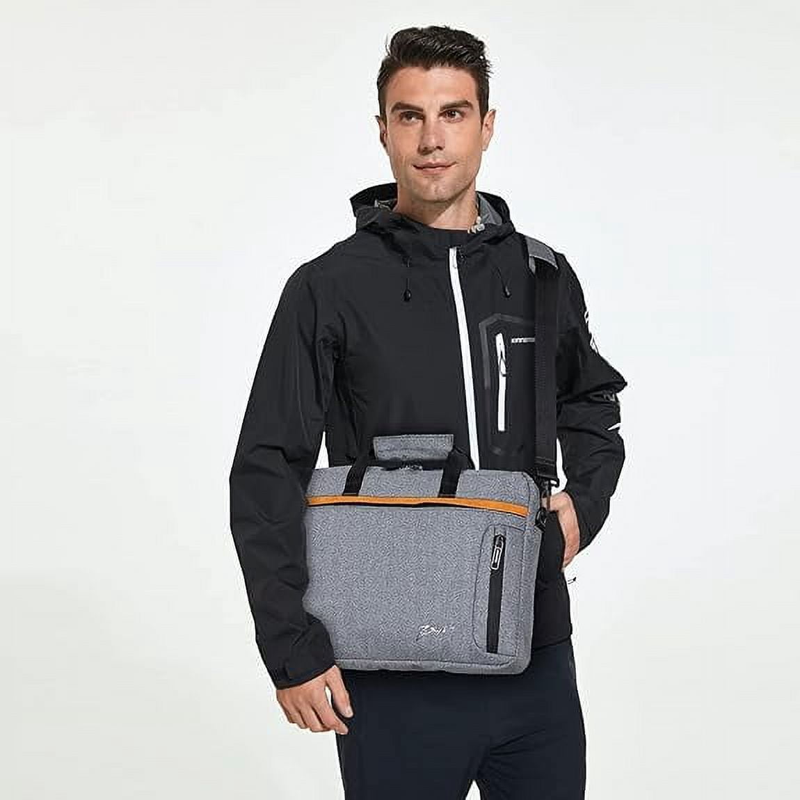 BE SMART 15.6 Inch Laptop Bag for Men/Women with RFID, Computer Case Carrying Briefcase with Shoulder Strap