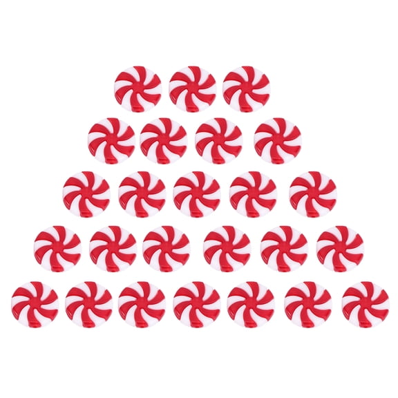 Red 50 Pcs Bulk Candy Christmas Decorations Mint Crafts Mints Man Child