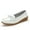White, variant on Women's Casual Loafers Slip On Leather Shoes Lightweight Casual Walking Shoes Female Moccasins Classic Penny Loafer Flats Boat Shoes