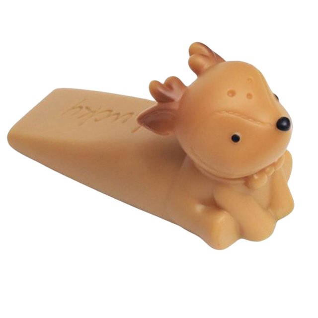 de puerta de dibujos animados, protector de dedos, tope de puerta, tope de puerta con forma de animal, tope de puerta para oficina de baño, sala ciervo Macarena tope de puerta
